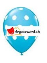 Ballons bleus à pois - 8 pièces Ballons bleus à pois - 8 pièces