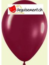 Ballons bordeaux métallique 31cm