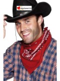 Bandana rouge cowboy