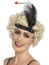 Bandeau charleston flapper noir Bandeau charleston flapper noir