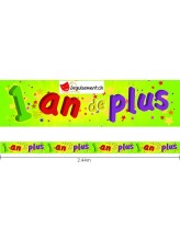 Banderole - 1 an de plus Banderole - 1 an de plus