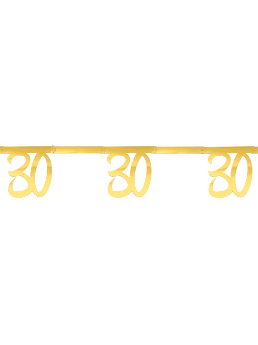 Banderole dorée 30 ans