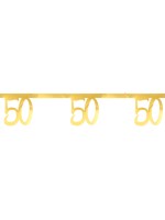 Banderole dorée 50 ans