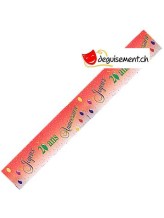 Banderole Joyeux Anniversaire Ballons  20 ans Banderole Joyeux Anniversaire Ballons  20 ans