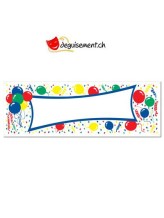 Banniere Happy Birthday nom 150x53cm Banniere Happy Birthday nom 150x53cm