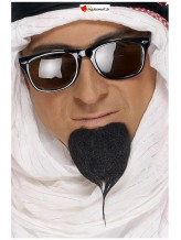 Scheich bart, Schwarz Scheich bart, Schwarz