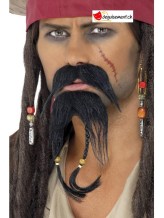 Barbe et moustache de pirate Barbe et moustache de pirate