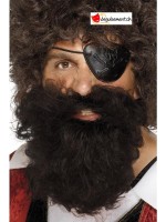 Barbe pirate brune