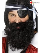 Barbe pirate noir Barbe pirate noir