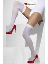 Bas mi cuisse blanc Bas mi cuisse blanc