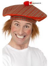 Béret écossais avec cheveux Béret écossais avec cheveux