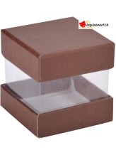 Boîte à dragées cube chocolat Boîte à dragées cube chocolat
