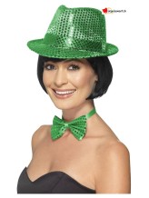 Borsalino paillleté, Vert Borsalino paillleté, Vert