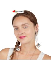 Boucles d'oreilles à clip boule à facette Boucles d'oreilles à clip boule à facette