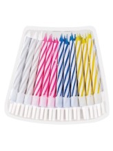 Bougies multicolores - 24 pièces Bougies multicolores - 24 pièces