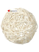 Boules rotin blanc Boules rotin blanc