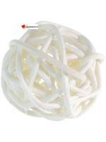 White rattan balls 3cm