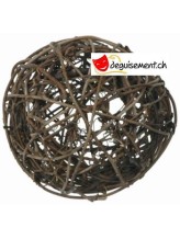 Boules rotin chocolat