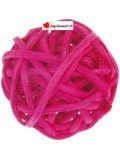 Fuchsia rattan balls 3cm
