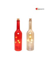 Bouteille tourbillon féerique étoile LED Bouteille tourbillon féerique étoile LED