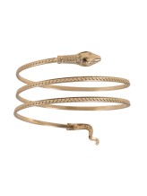 Bracciale serpente egiziano dorato Bracciale serpente egiziano dorato