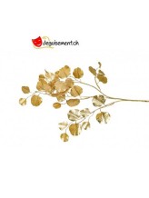 Ramo di eucalipto, dorato opaco - 84cm