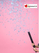 Confettis cannon - blue - 60cm Confettis cannon - blue - 60cm