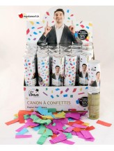 Multicolor confetti gun - 20cm