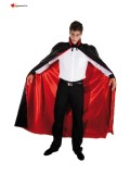 Cape dracula satin rouge et noir 152cm