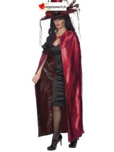 Cape réversible rouge & noir - Taille unique Cape réversible rouge & noir - Taille unique