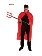 Cape Taffetas adulte 127cm rouge Cape Taffetas adulte 127cm rouge