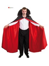 Cape vampire super luxe rouge et noir 170cm Cape vampire super luxe rouge et noir 170cm