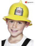 Casque de pompier jaune enfant
