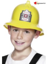 Casque de pompier jaune enfant Casque de pompier jaune enfant