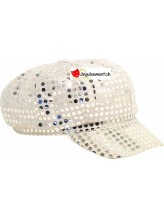 Casquette disco argent adulte Casquette disco argent adulte