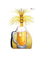 Tafelaufsatz Bierkrug - Oktoberfest