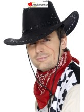 Chapeau cowboy noir adulte Chapeau cowboy noir adulte