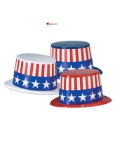 Chapeau haut de forme Amerique adulte Chapeau haut de forme Amerique adulte