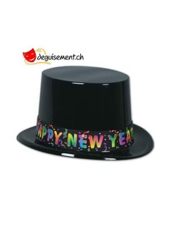 Chapeau haut de forme Happy New Year Chapeau haut de forme Happy New Year