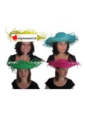 Chapeau paille caraibe assorti 4 couleurs