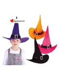 Chapeau sorcière enfants couleurs assorties