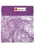 Chemin de table abaca prune