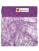 Chemin de table abaca prune