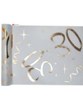 Chemin de table doré 30 ans