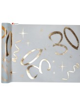 30 years gold table runner 30 years gold table runner