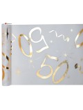 Chemin de table doré 50 ans