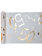 50 years gold table runner 50 years gold table runner