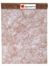 Chemin de table fanon chocolat Chemin de table fanon chocolat
