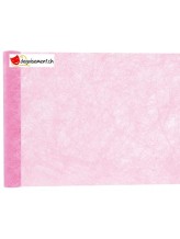 Chemin de table fanon rose Chemin de table fanon rose