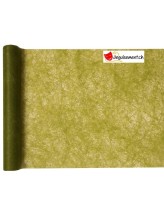 Chemin de table fanon vert bocage Chemin de table fanon vert bocage